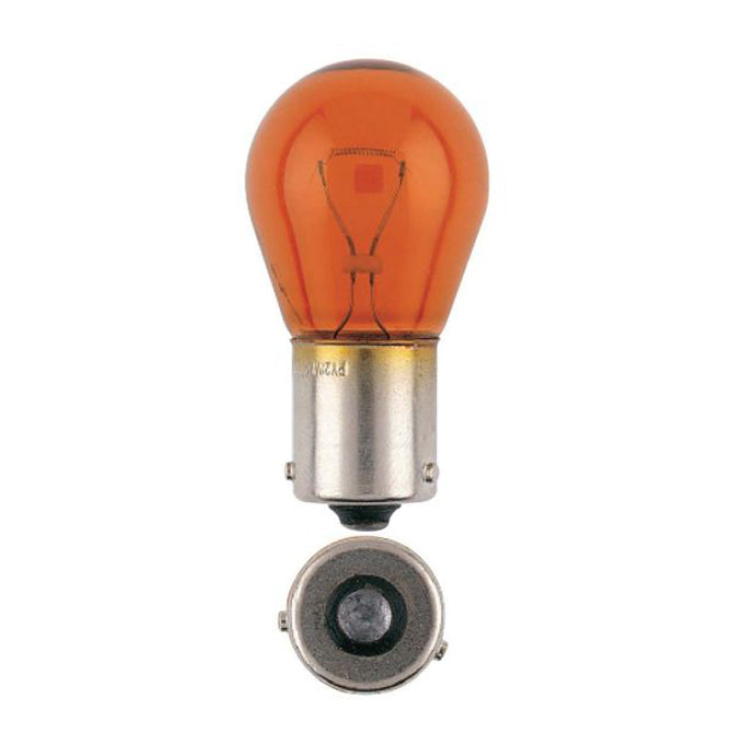 Narva 12V 21W Amber BAU15s Heavy-Duty Globe 17384BL