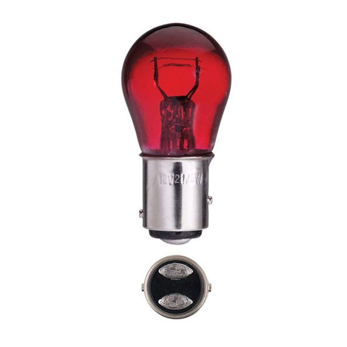 Narva 12V 21/5W Red BAY15d Incandescent Globes 47387BL