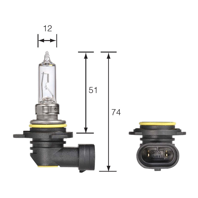 Narva 12V 55W HIR2 PX22d Halogen Headlight Globe 48060BL