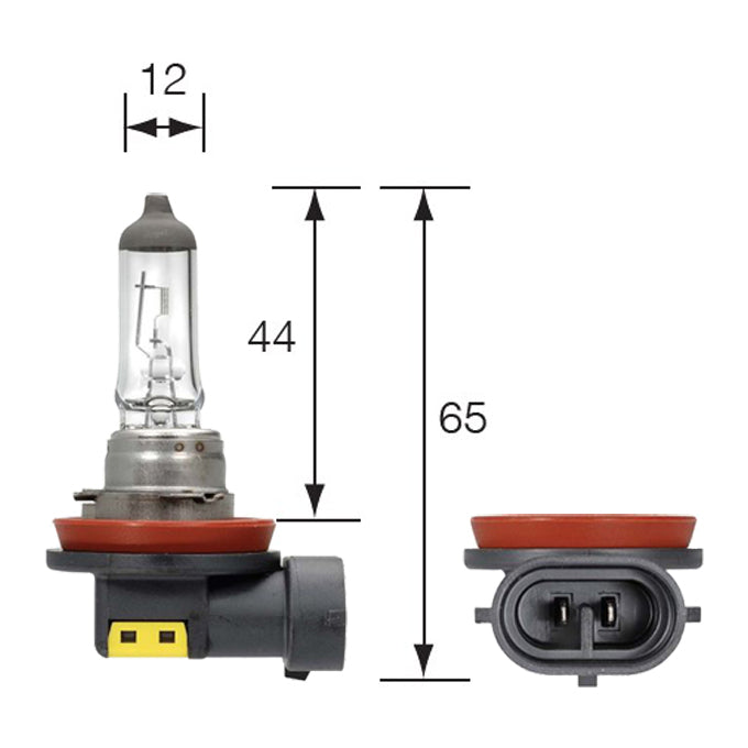 Narva 12V H8 35W PGJ19-1 Halogen Headlight Globe 48076BL