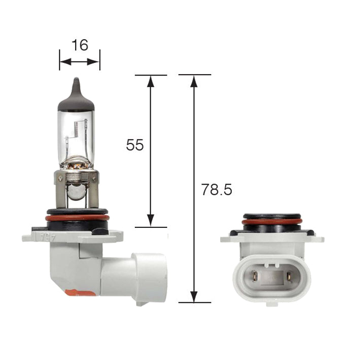 Narva 12V H10 42W PY20d Halogen Headlight Globe 48095BL