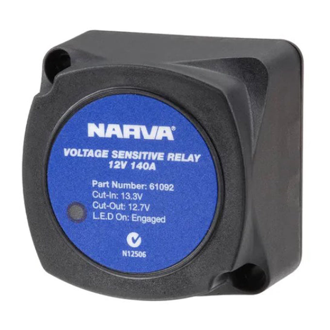 Narva 12 Volt 140 Amp Voltage Sensitive Relay 61092BL