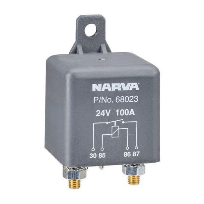 Narva 24V 100A Normally Open 4 Pin Heavy Duty Relay 68023