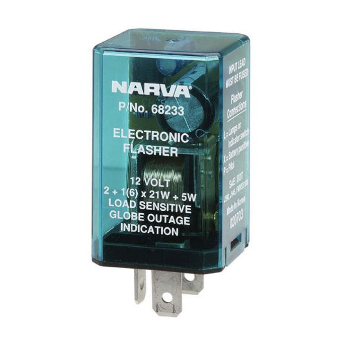 Narva 12 Volt 3 Pin Electronic Flasher 68233BL