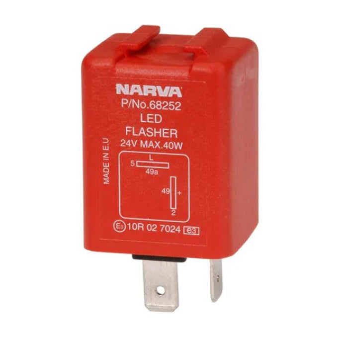 Narva 24 Volt 2 Pin LED Electronic Flasher 68252BL