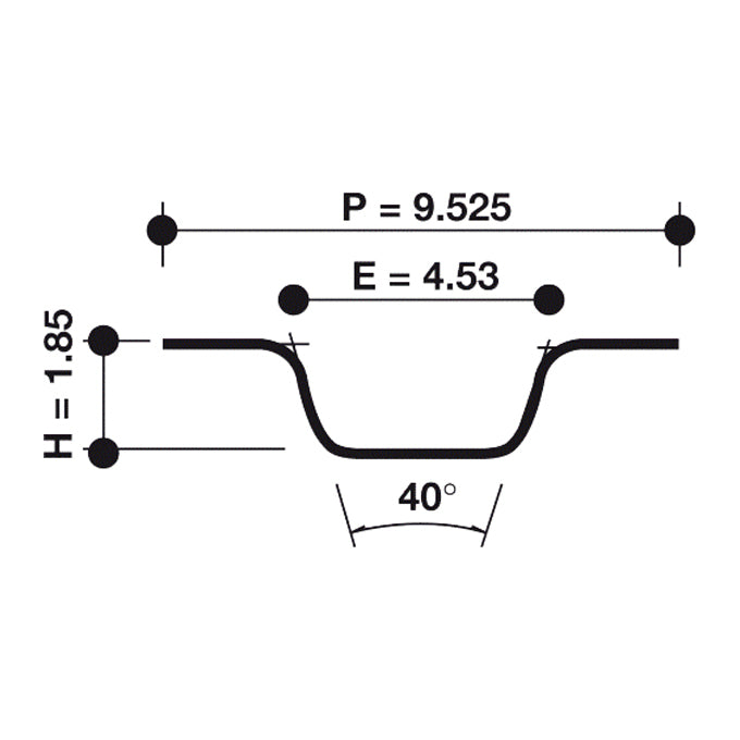 Dayco timing belt ACC profile