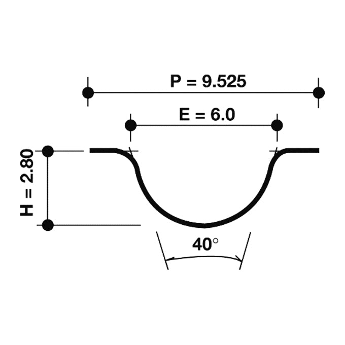 Dayco timing belt ARC profile