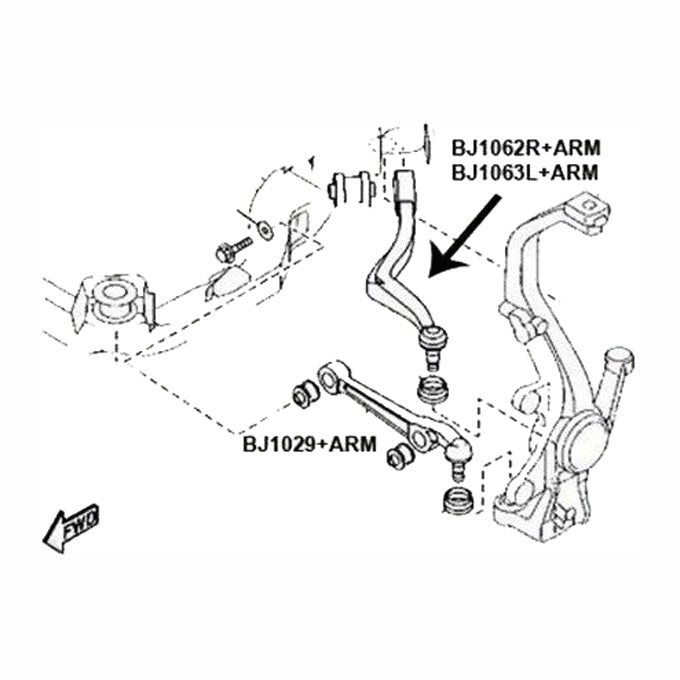 Protex Control Arm BJ1062R-ARM