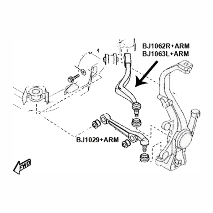 Protex Control Arm BJ1063L-ARM