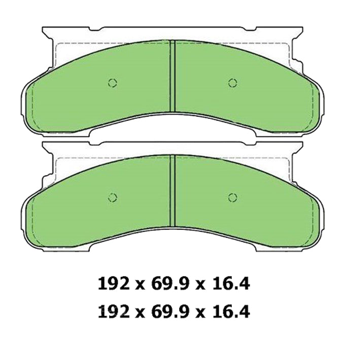 Protex Ultra Select Disc Pads CS7054M
