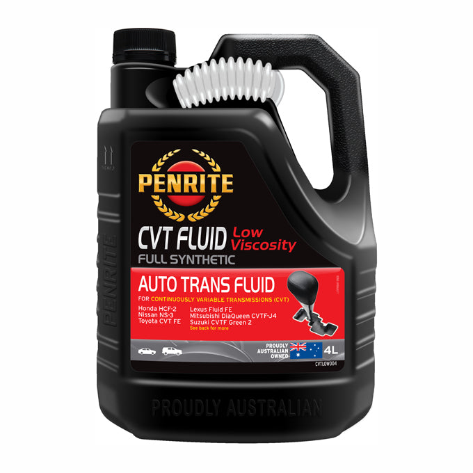 Penrite CVT Fluid Low Viscosity Full Synthetic 4L  - CVTLOW004