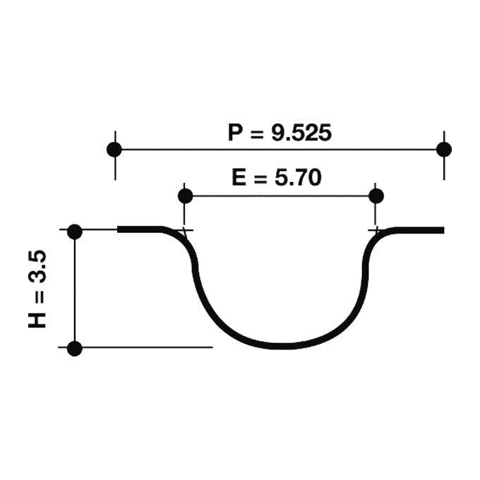 Dayco timing belt CWC profile