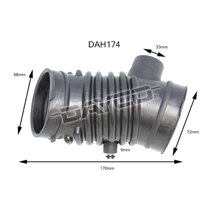 Dayco Air Intake Hose DAH174