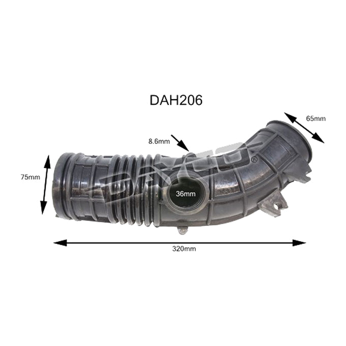 Dayco Air Intake Hose DAH206