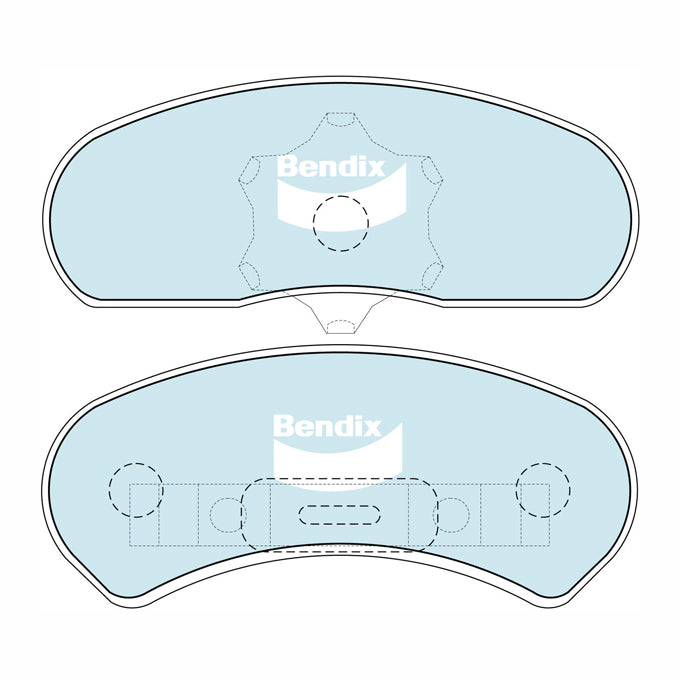 Bendix Heavy Duty Disc Pads DB1045HD