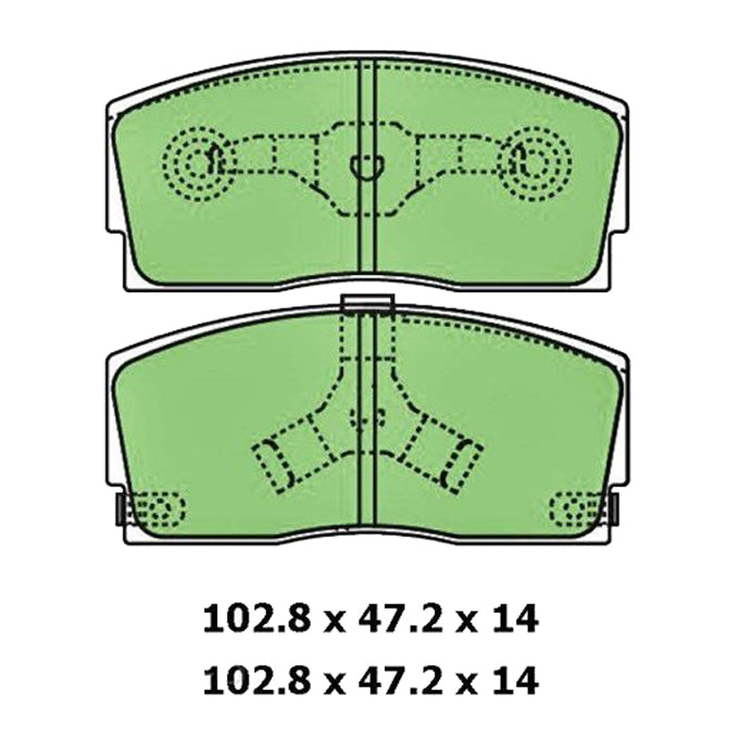 Protex Blue Disc Pads DB1125B