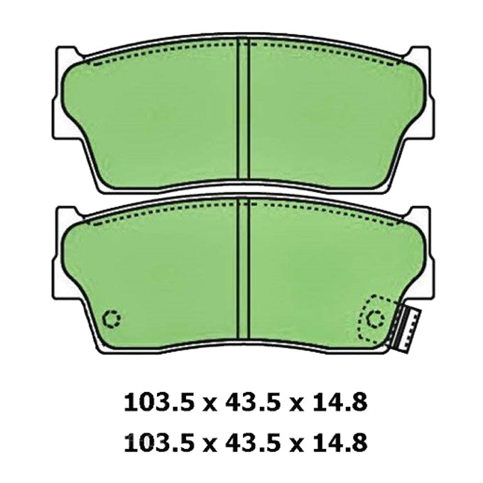 Protex Blue Disc Pads DB1134B