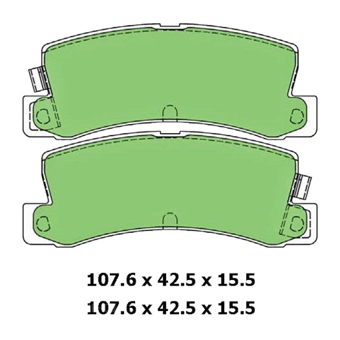 Protex Ultra Ceramic Disc Pads DB1147CP