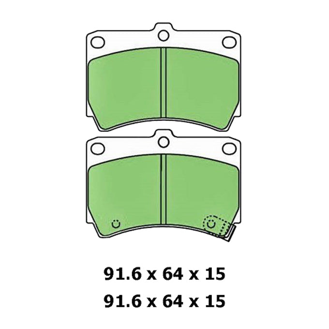 Protex Blue Disc Pads DB1158B
