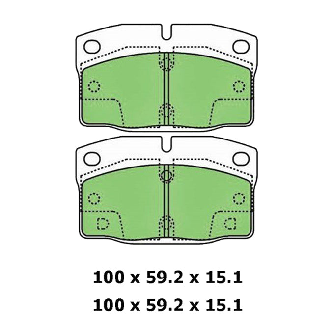 Protex Blue Disc Pads DB1164B