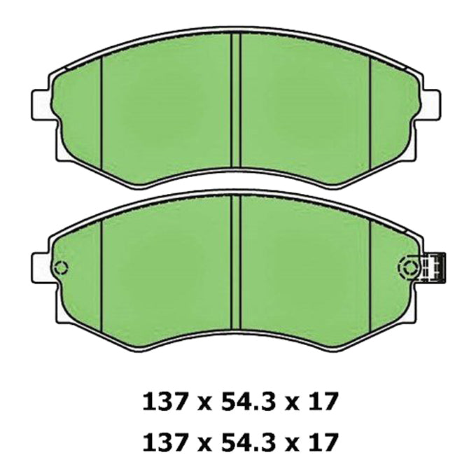 Protex Blue Disc Pads DB1167B