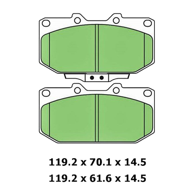 Protex Blue Disc Pads DB1170B