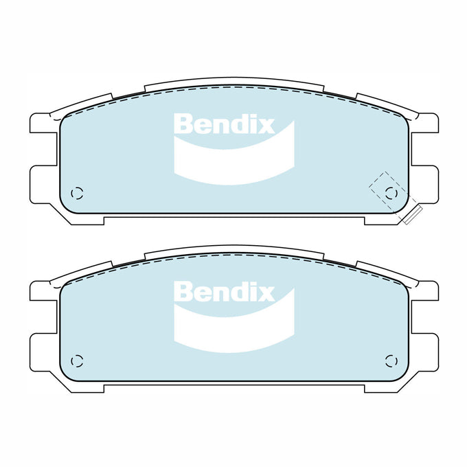 Bendix Heavy Duty Disc Pads DB1186HD