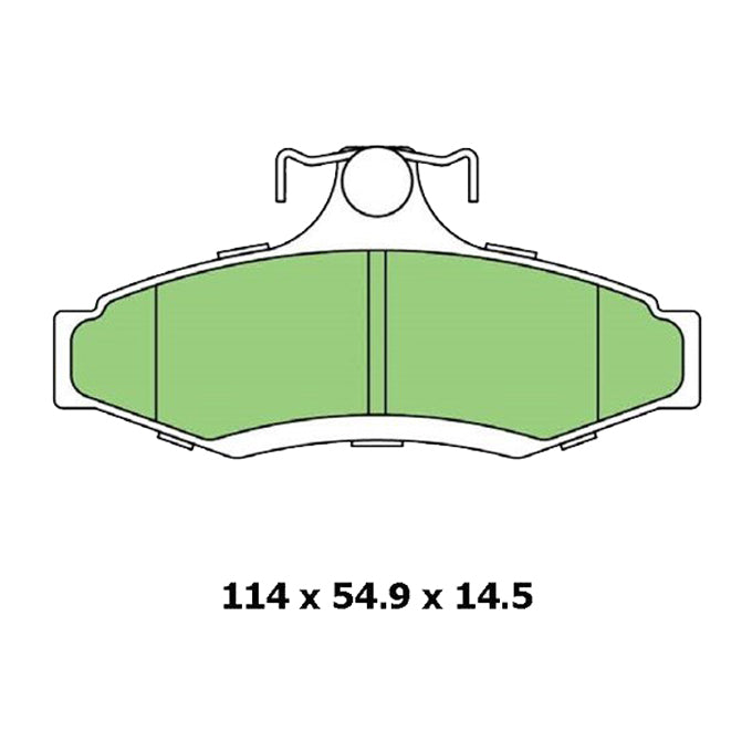 Protex Blue Disc Pads DB1204B