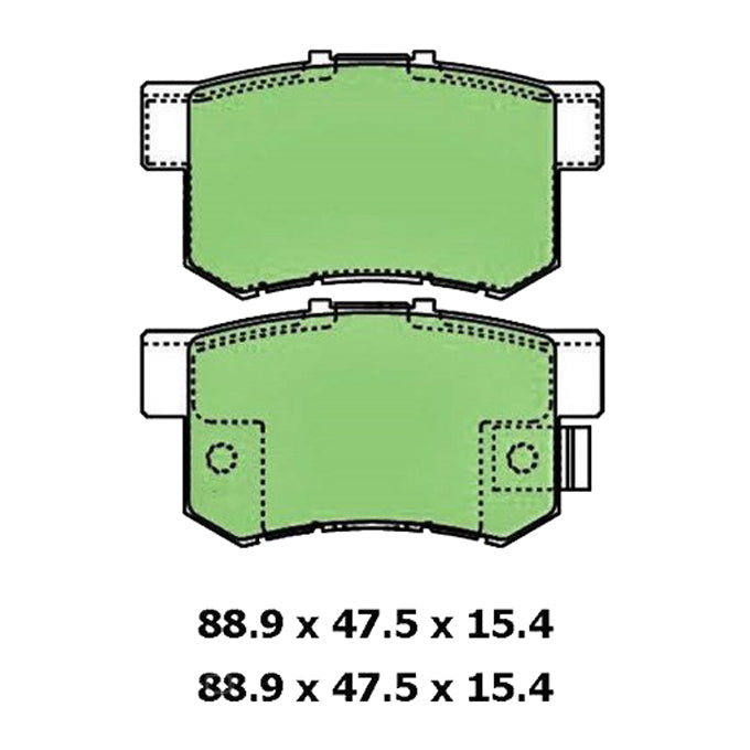 Protex Ultra Ceramic Plus Disc Pads DB1230UP