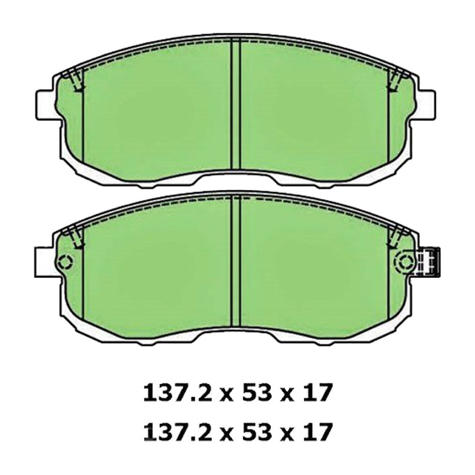 Protex Ultra Ceramic Plus Disc Pads DB1232UP