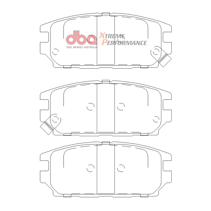 DBA Xtreme Performance Disc Pads DB1238XP