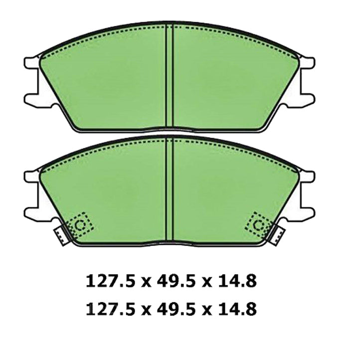 Protex Blue Disc Pads DB1252B
