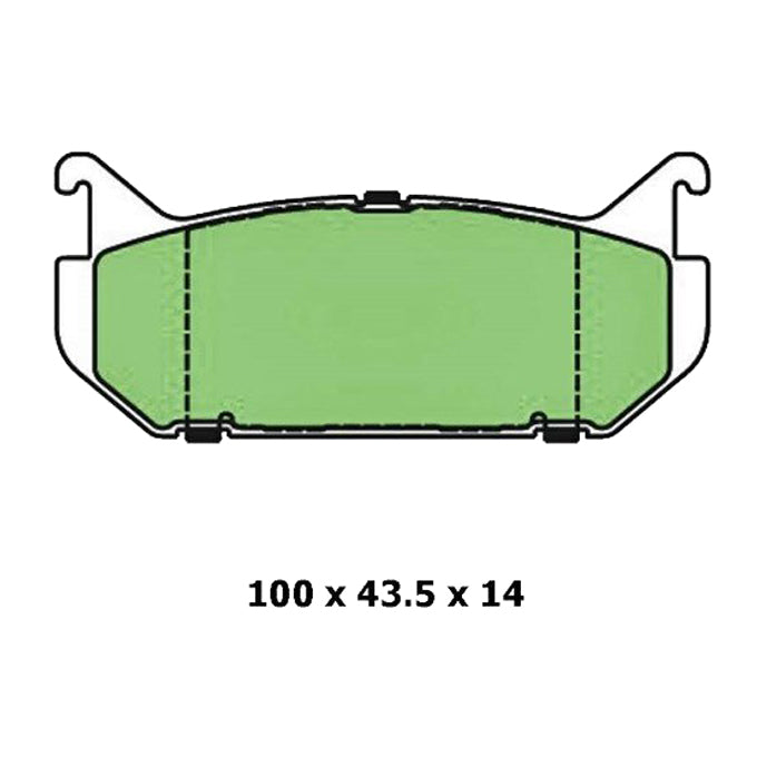 Protex Blue Disc Pads DB1254B