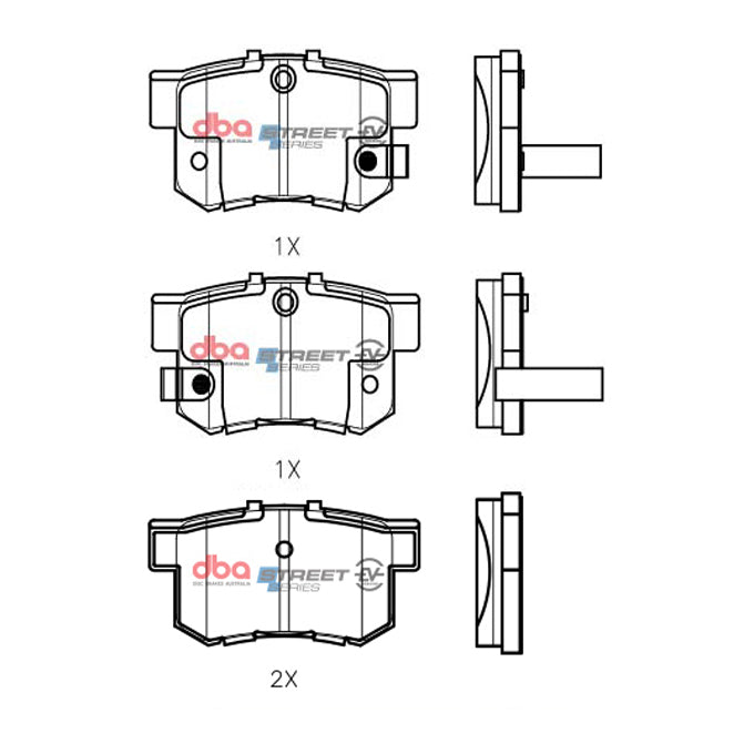 DBA Street Series EV Disc Pads DB1265SSEV