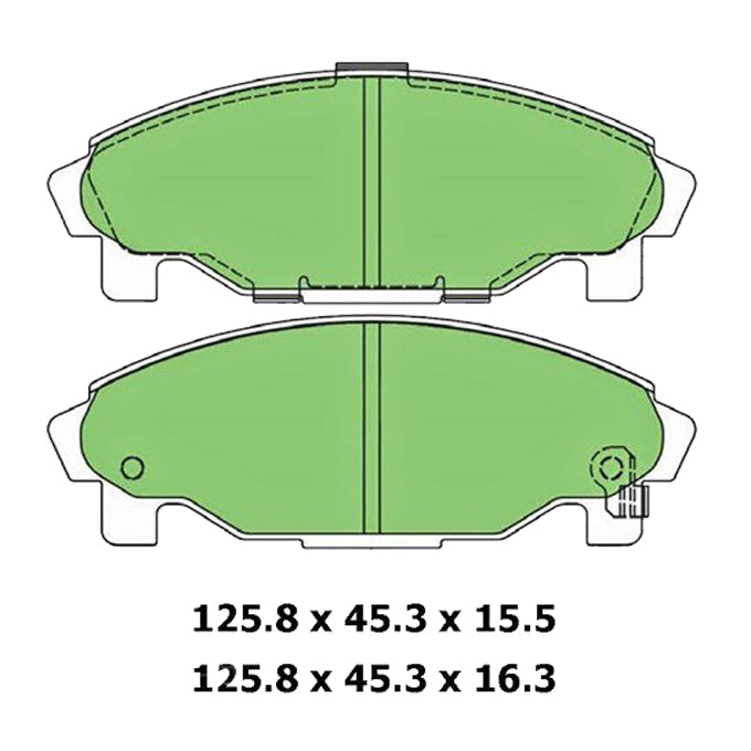 Protex Blue Disc Pads DB1271B