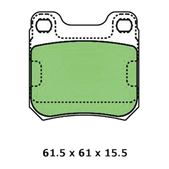 Protex Blue Disc Pads DB1273B