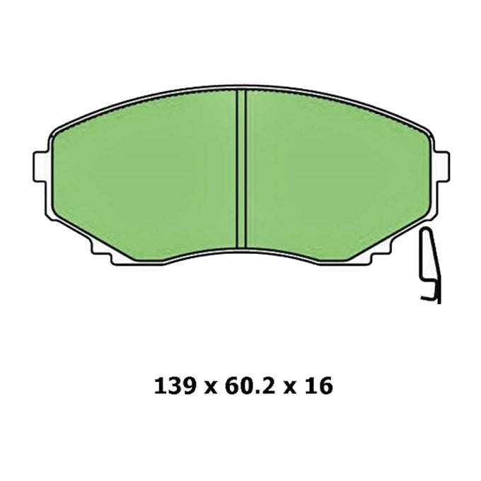 Protex Blue Disc Pads DB1274B
