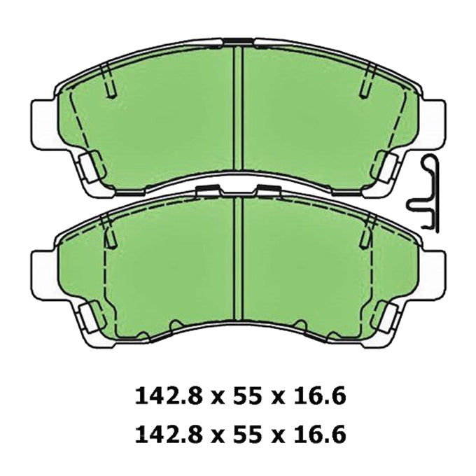 Protex Blue Disc Pads DB1322B