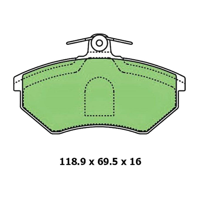 Protex Ultra Ceramic Disc Pads DB1325CP