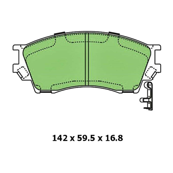 Protex Blue Disc Pads DB1326B
