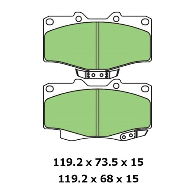 Protex Ultra Ceramic Disc Pads DB1346CP