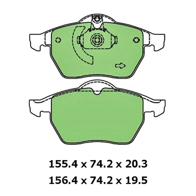 Protex Blue Disc Pads DB1351B