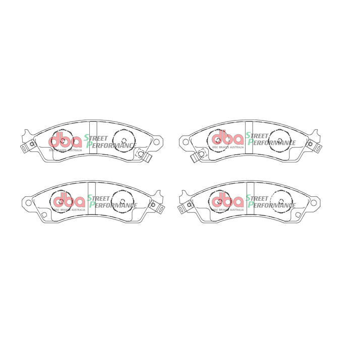 DBA Xtreme Performance Disc Pads DB1353XP