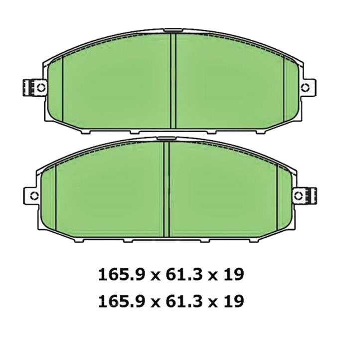 Protex Ultra Ceramic Plus Disc Pads DB1361UP