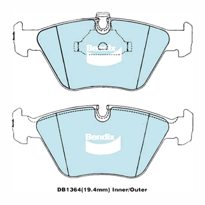 Bendix Euro+ Disc Pads DB1364EU