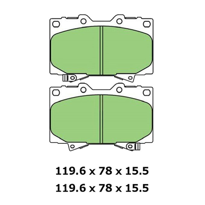 Protex Blue Disc Pads DB1365B