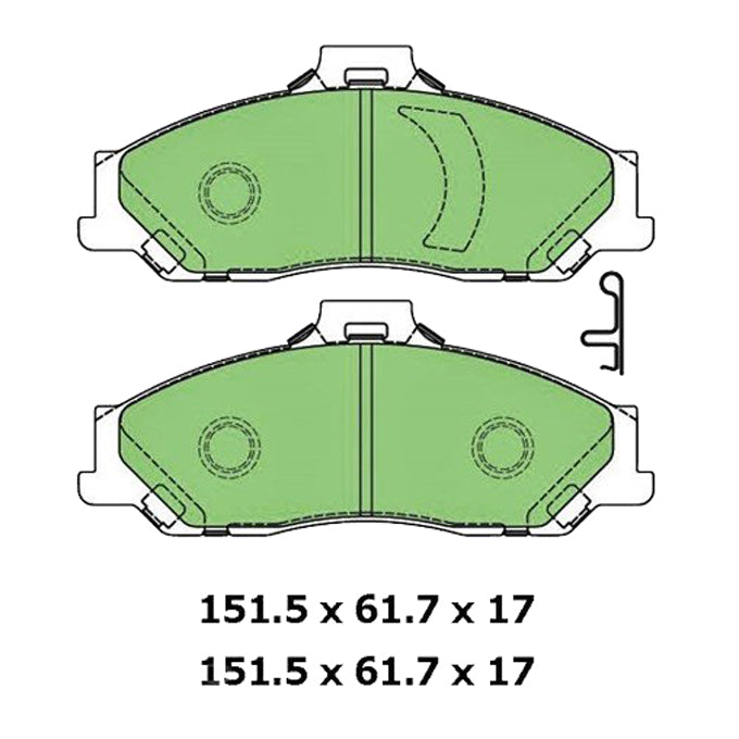 Protex Ultra 4WD Brake Pads DB1366F