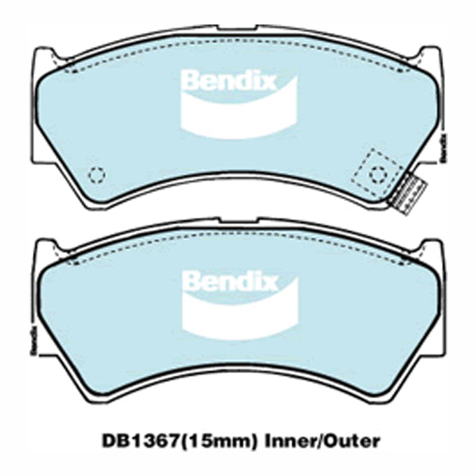 Bendix GCT Disc Pads DB1367GCT