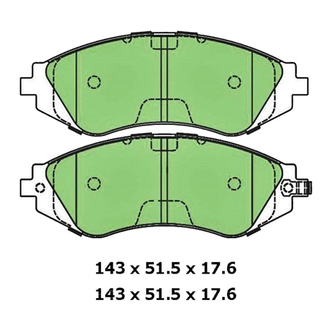 Protex Blue Disc Pads DB1370B