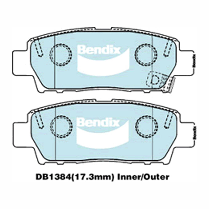 Bendix GCT Disc Pads DB1384GCT